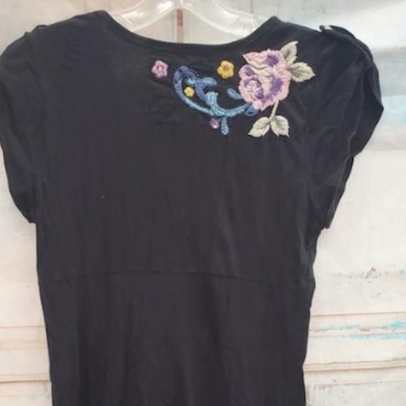 Jonny Was Floral Embroidered Dress, cotton, Anthropologie - Picture 4 of 5